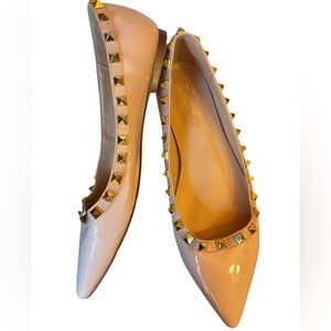COMFITY Pale Pink RockStud Ballet Flats